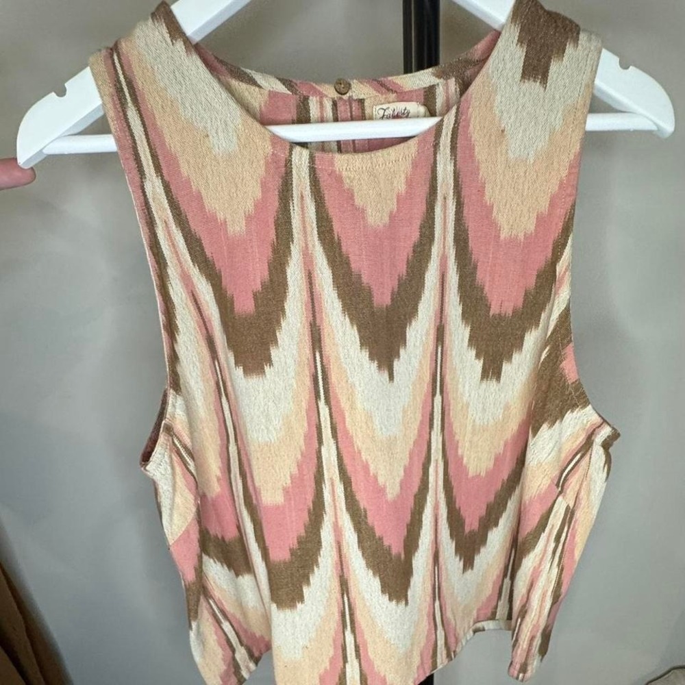 Faherty boho tank